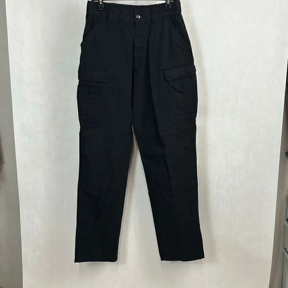 5.11 Mens Relaxed Fit TDU Cargo Pants Sz Med Waist 31.5-35, Inseam Long Black